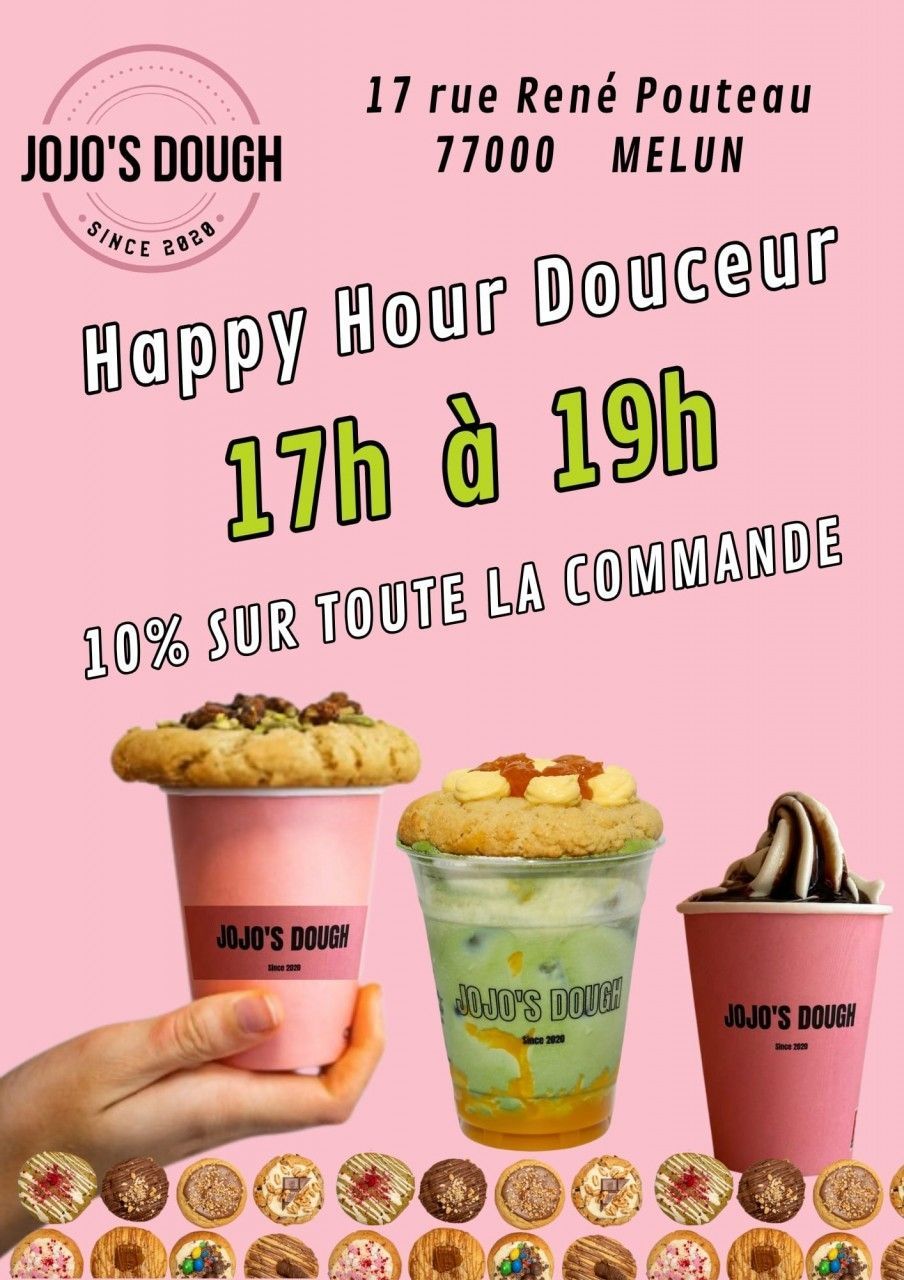 JOJO'S DOUGH - HAPPY HOUR DOUCEUR