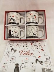 LA MERCERIE CREATIVE - Coffret 4 mugs