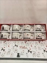 LA MERCERIE CREATIVE - Coffret tasses à café 11cl 